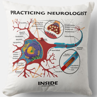 Practicing Neurologist Inside Neuron Synapse Cushion