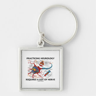 Practicing Neurology Requires A Lot Of Nerve Key Ring