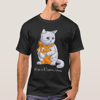 Prader Willi Syndrome Awareness Month Orange Ribbo T-Shirt