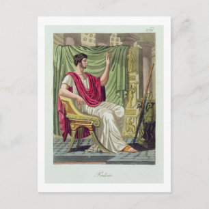 Praetor, No. 38 from 'Antique Rome', engraved by L Postcard