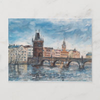 Prag - Charles bridge painting
