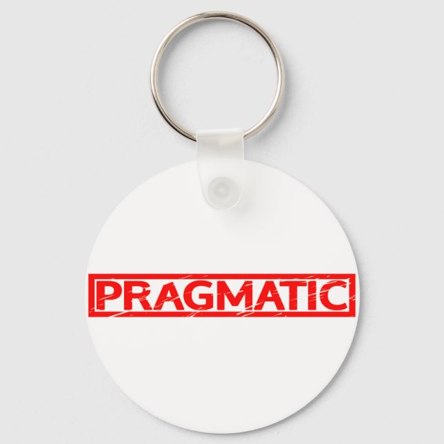 Pragmatic Stamp Key Ring (Front)