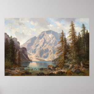 Pragser – Wildsee with the Seekofel Tirol (1896) Poster