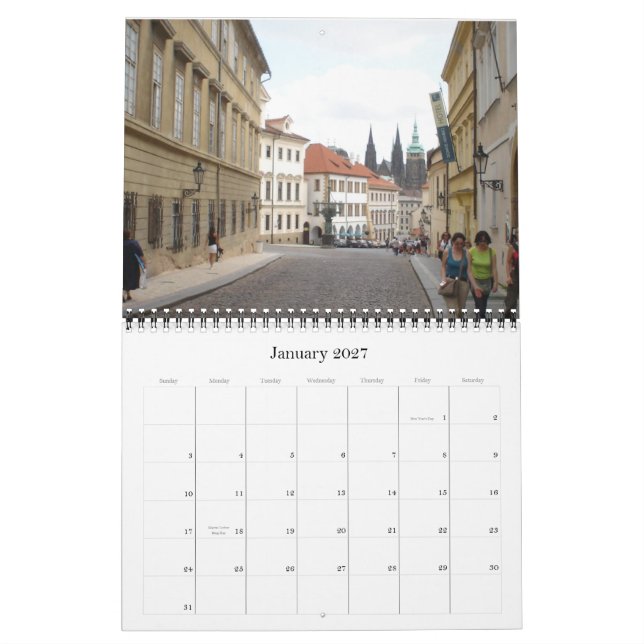 Prague17, Prague 2008 Calendar (Jan 2027)
