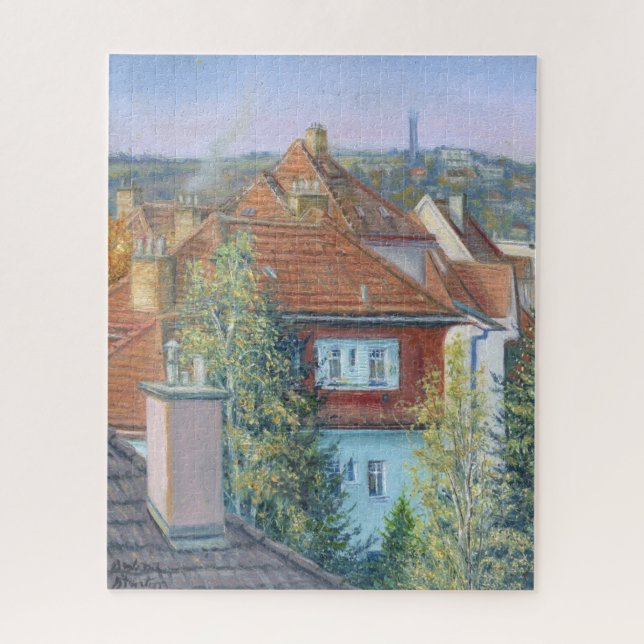 “Prague 4 Rooftops” Jigsaw Puzzle (Vertical)