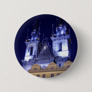 Prague 6 Cm Round Badge