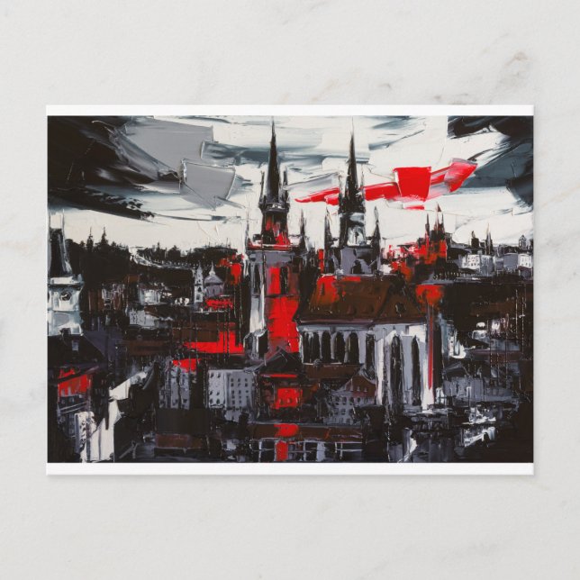 Prague. A view from the window Postcard (Front)