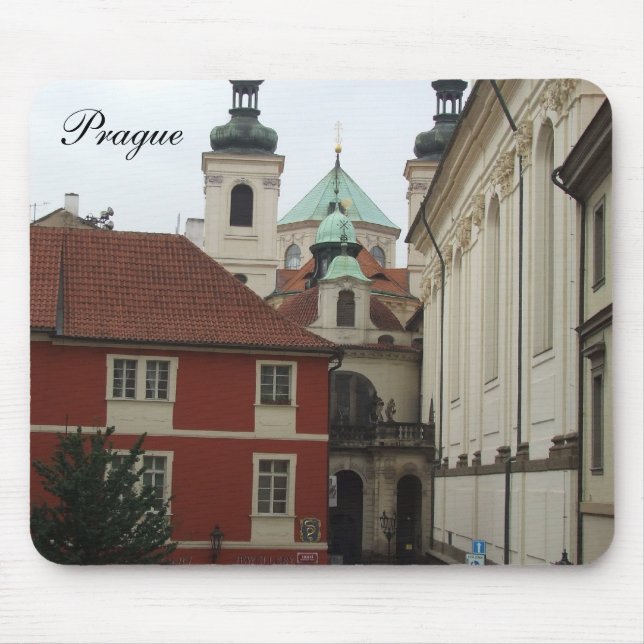 Prague Architecture Mouse Mat (Front)