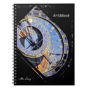 Prague, Astronomical Clock, Czech Art (Notebook) Notebook