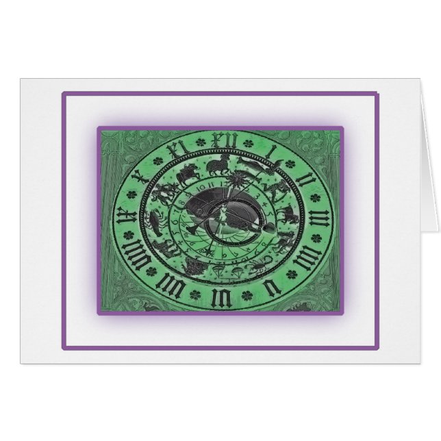 Prague Astronomical Clock - Neon (Front Horizontal)