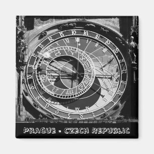 Prague, Astronomical Clock No.4 (Fridge Magnet) Magnet
