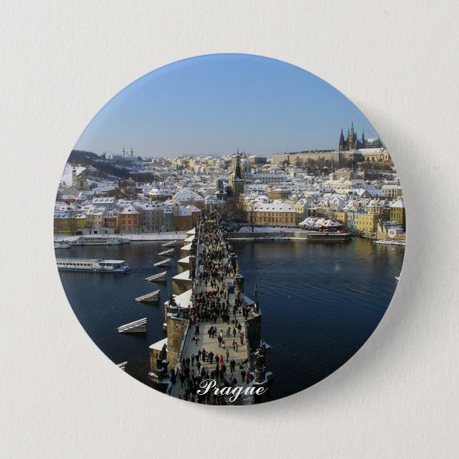 Prague Button (Front)