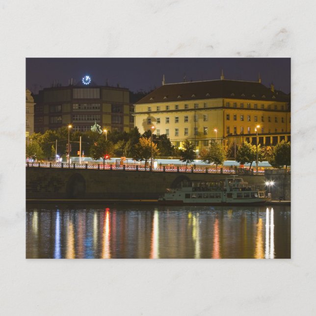 Prague by Night Postcard (Front)