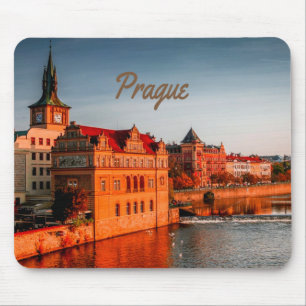 Prague Capital of the Czech Republic Mouse Mat