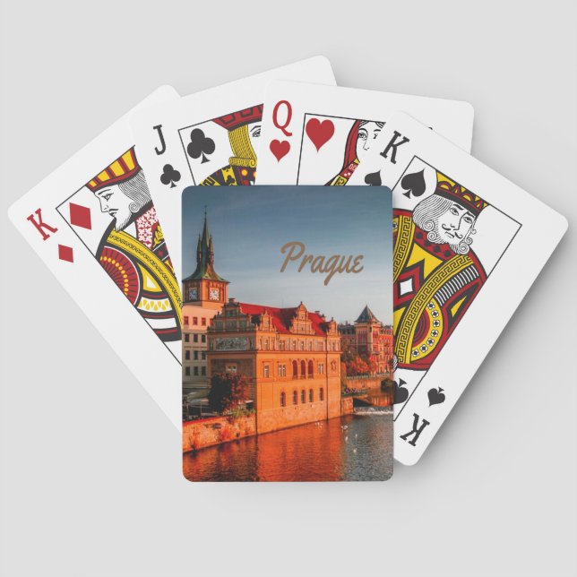 Prague Capital of the Czech Republic Playing Cards (Back)