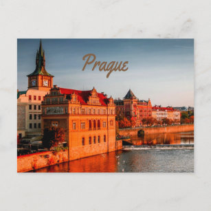 Prague Capital of the Czech Republic Postcard