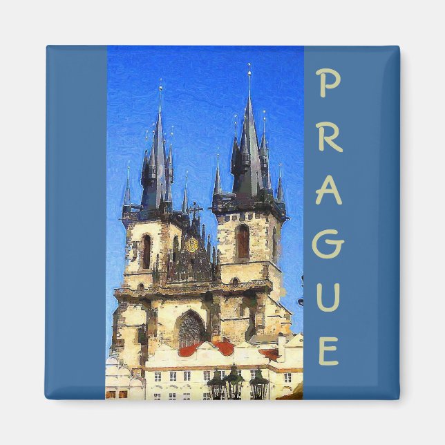 Prague Castle Magnet (Front)
