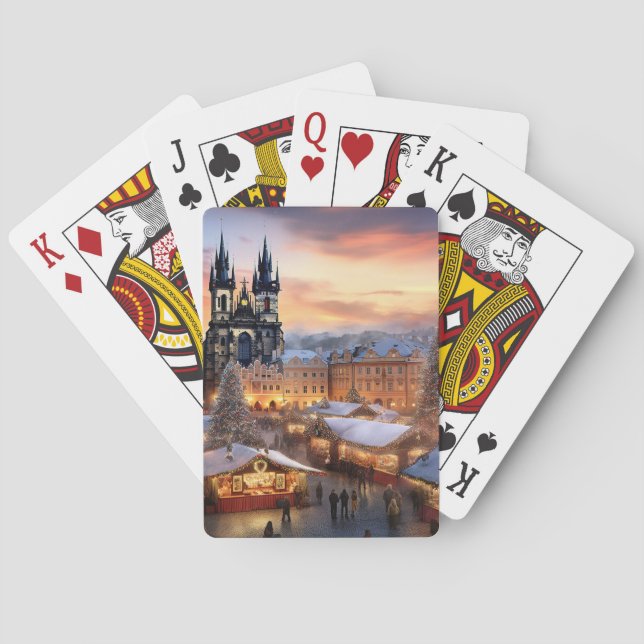 Prague castle playing cards (Back)