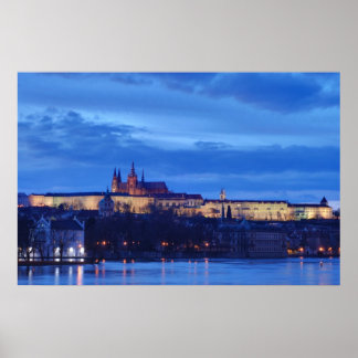 Prague castle poster