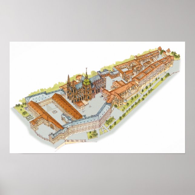 Prague Castle. Prague Czech Republic Poster (Front)