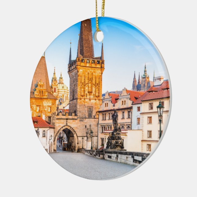 Prague Ceramic Tree Decoration (Left)