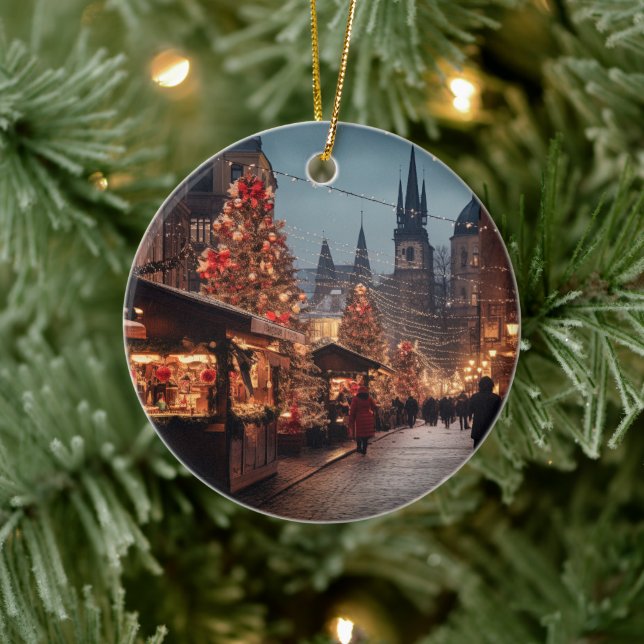 Prague Ceramic Tree Decoration (Tree)