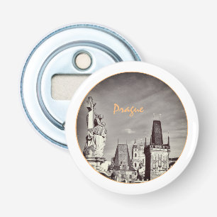 Prague & Charles Bridge, Christ, Castle / Czechia  Bottle Opener