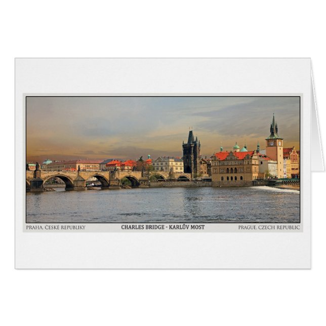 Prague - Charles Bridge Pano (Front Horizontal)
