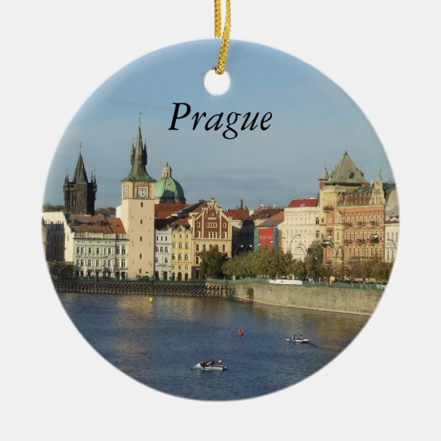 Prague Christmas Ornament Praha (Front)