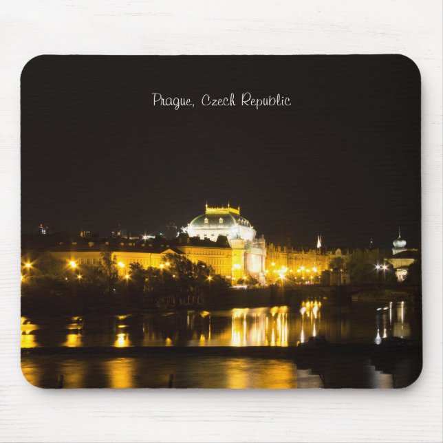 Prague Cityscape Mouse Mat (Front)