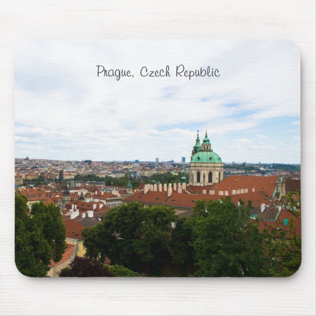 Prague Cityscape Mouse Mat (Front)