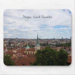 Prague Cityscape Mouse Mat