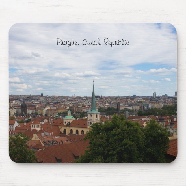Prague Cityscape Mouse Mat (Front)