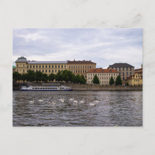 Prague Cityscape Postcard