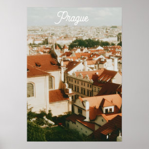 Prague Cityscape Souvenir Poster