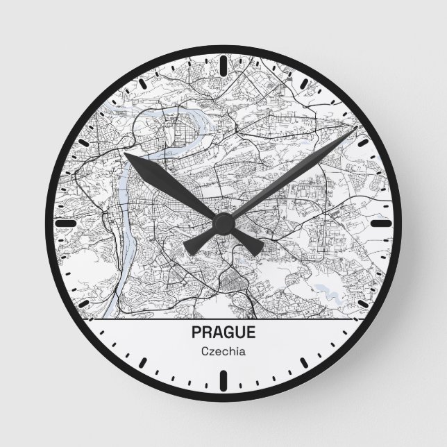 Prague Clock City Line Art (Front)