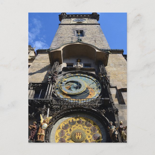 Prague, Clock Tower - Orloj, Czech Republic Postcard (Front)