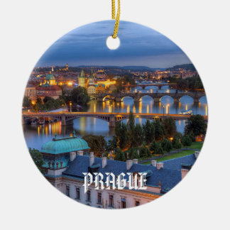 Prague Customizable Christmas Ceramic Tree Decoration