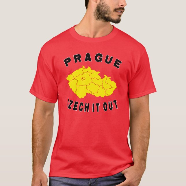 Prague - Czech it Out T-Shirt (Front)