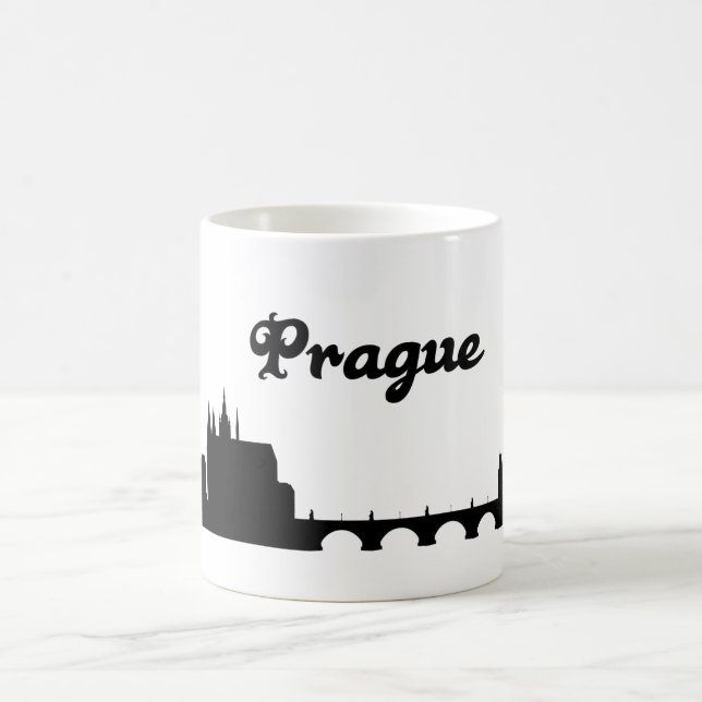 Prague Czech Republic Landmark Gift Mug (Center)
