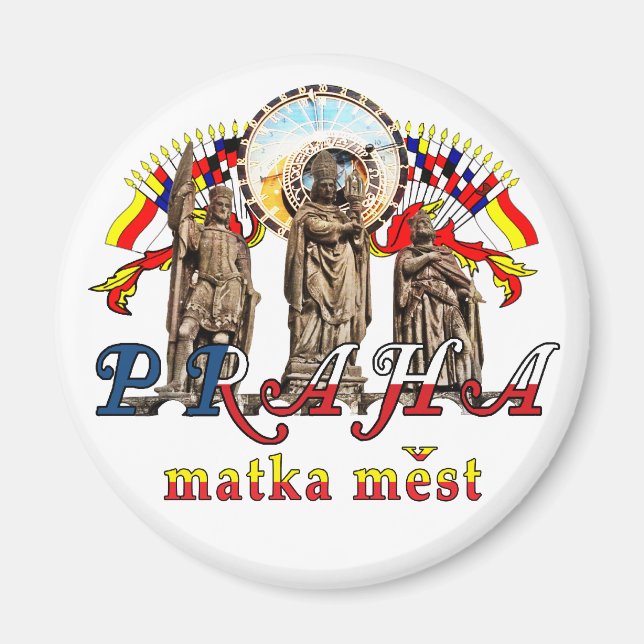 Prague Czech Republic magnet (Front)