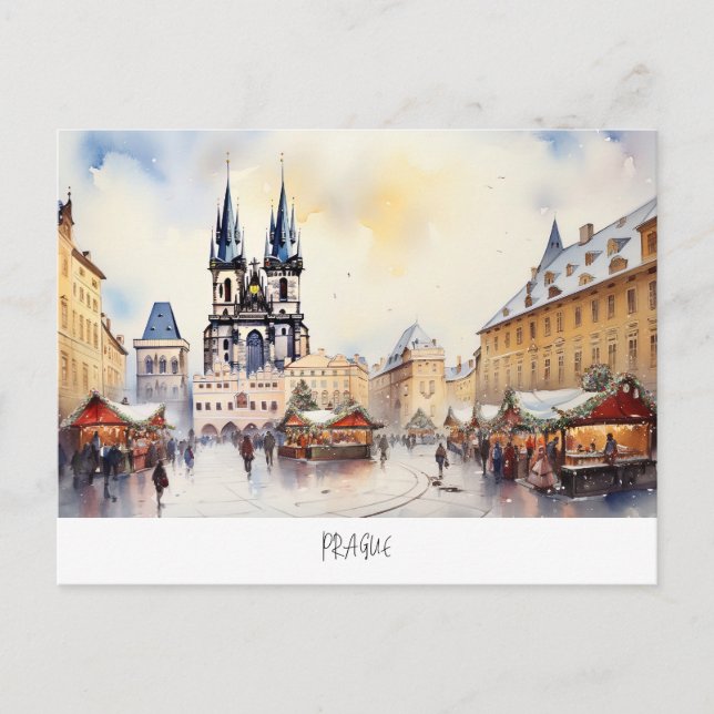 Prague, Czech Republic Postcard (Front)