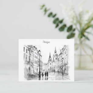 Prague Czech Republic Postcard