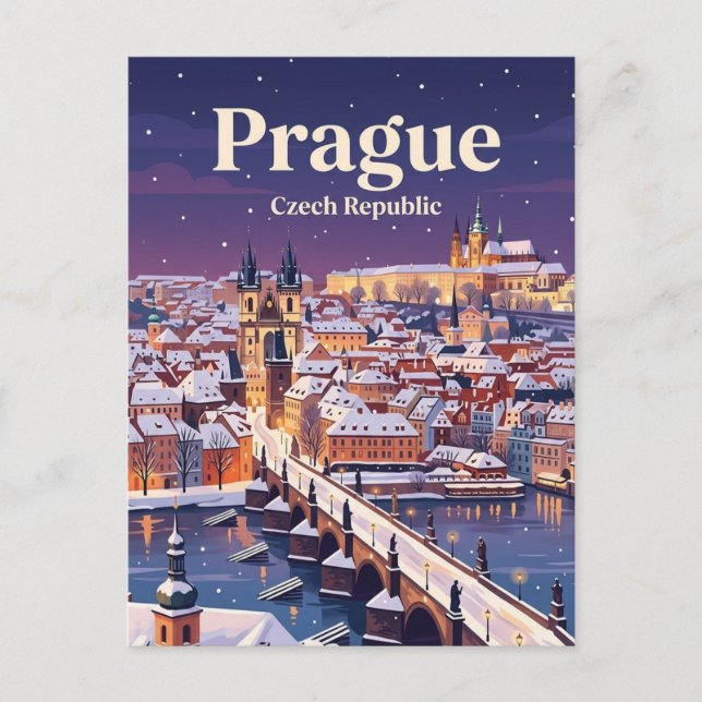 Prague, Czech Republic Postcard (Front)