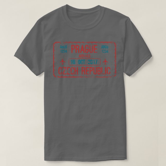 Prague Czech Republic T-Shirt (Design Front)