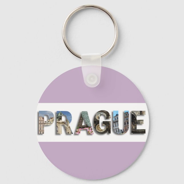 Prague Czech Republic Travel Photos Key Ring (Front)