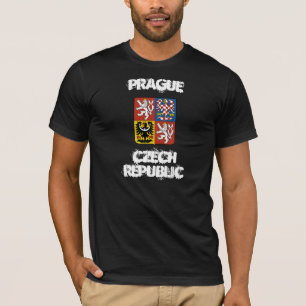 Prague, Czech Republic with coat of arms T-Shirt