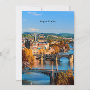 Prague Czechia Bridges Card