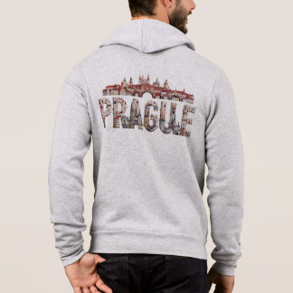 Prague Dreamscape Zip-Up Hoodie for Men