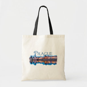 Prague: Evening Skyline Tote Bag